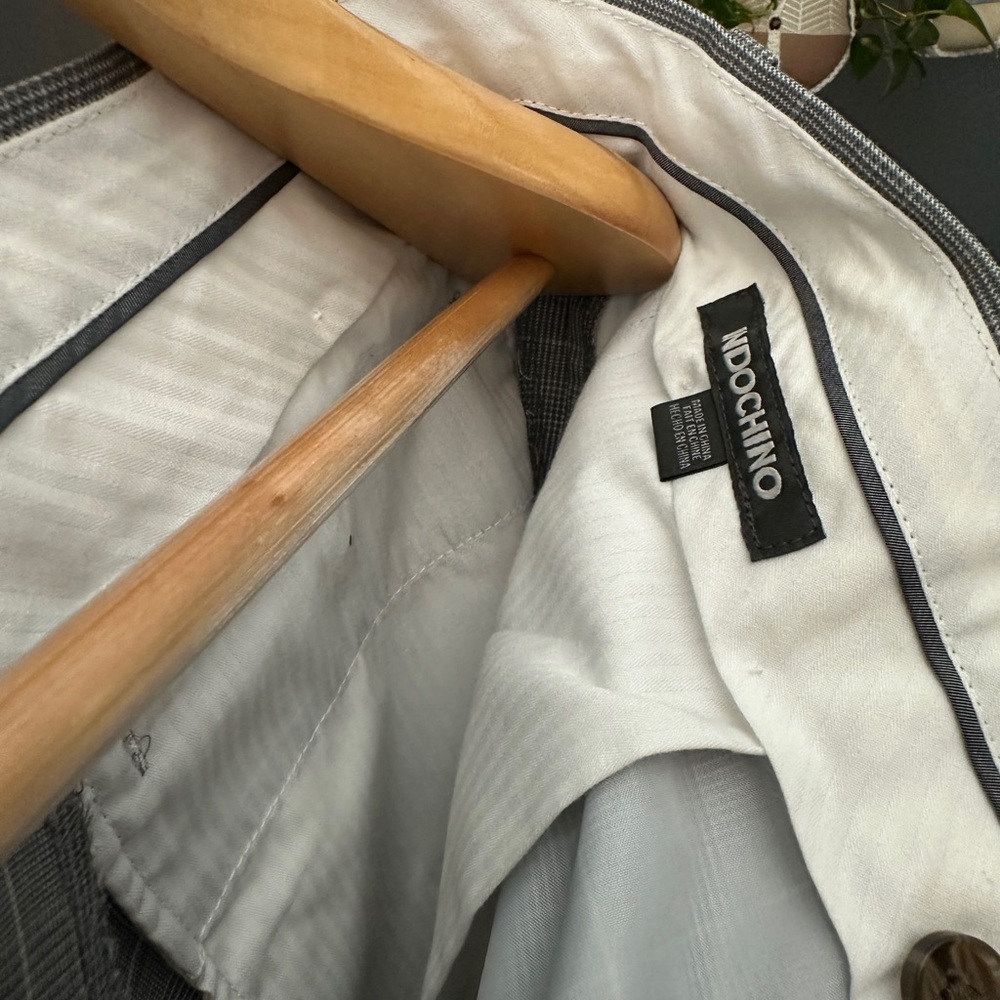 EUC Hemsworth Prince of Wales Light Gray Suit by Indochino - Picture 10 of 11